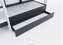 Ящик подкроватный к кровати Sway Белый + Антрацит
